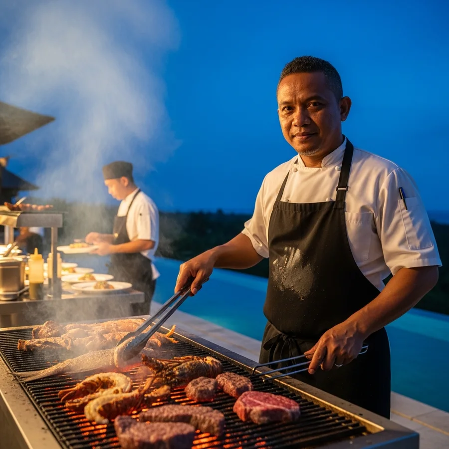 Bayu Pranata, Head Chef — BBQ & Grill at myCHEF Bali