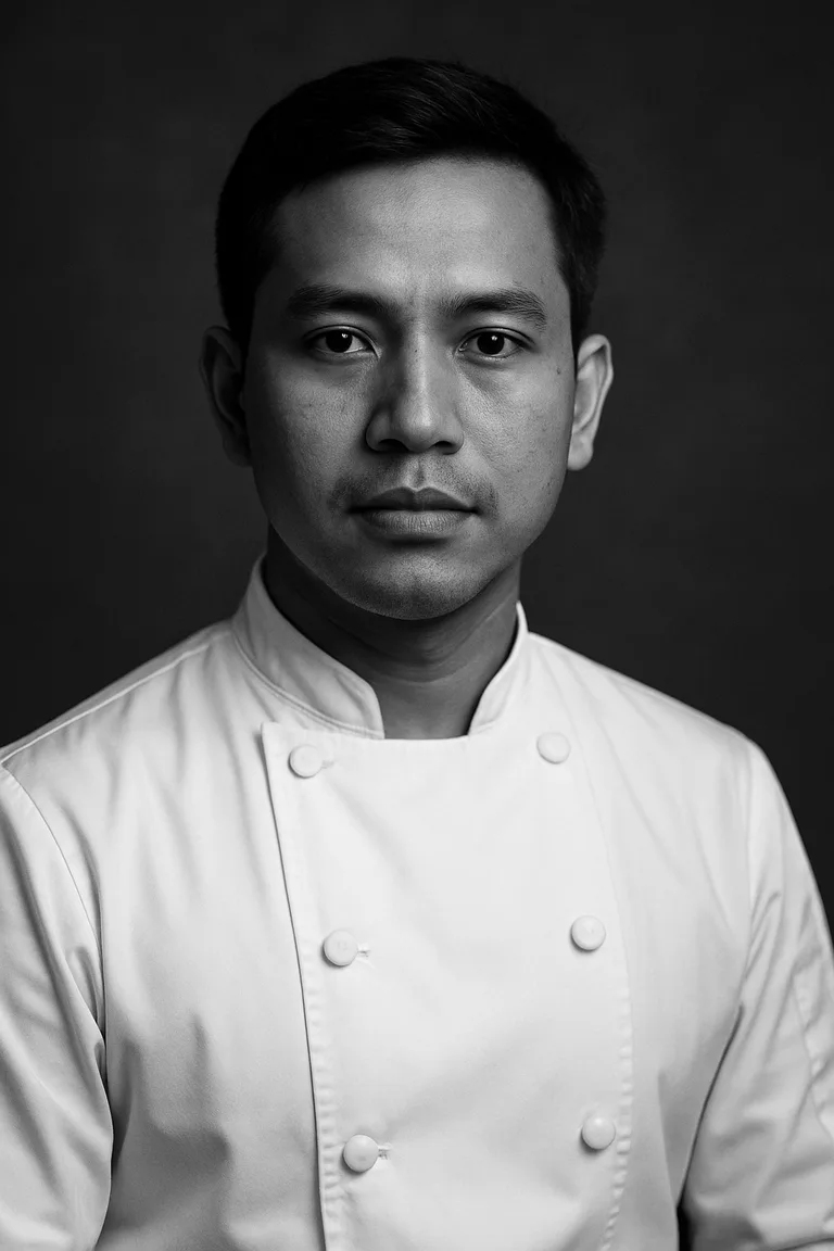 Rizky Saputra — sauces and technique chef at myCHEF private dining, Bali