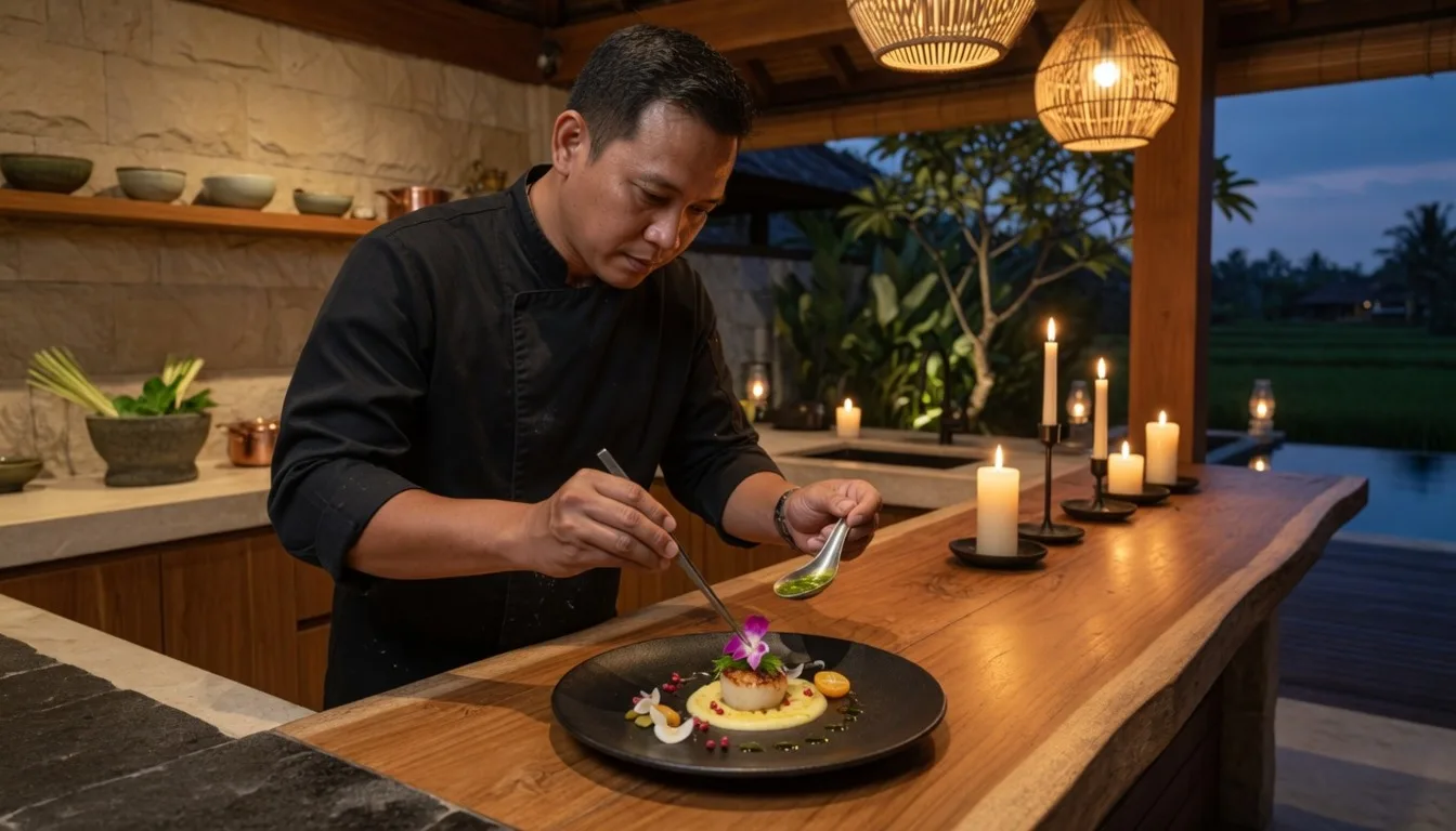Michelin training Bali private chef — myCHEF journal