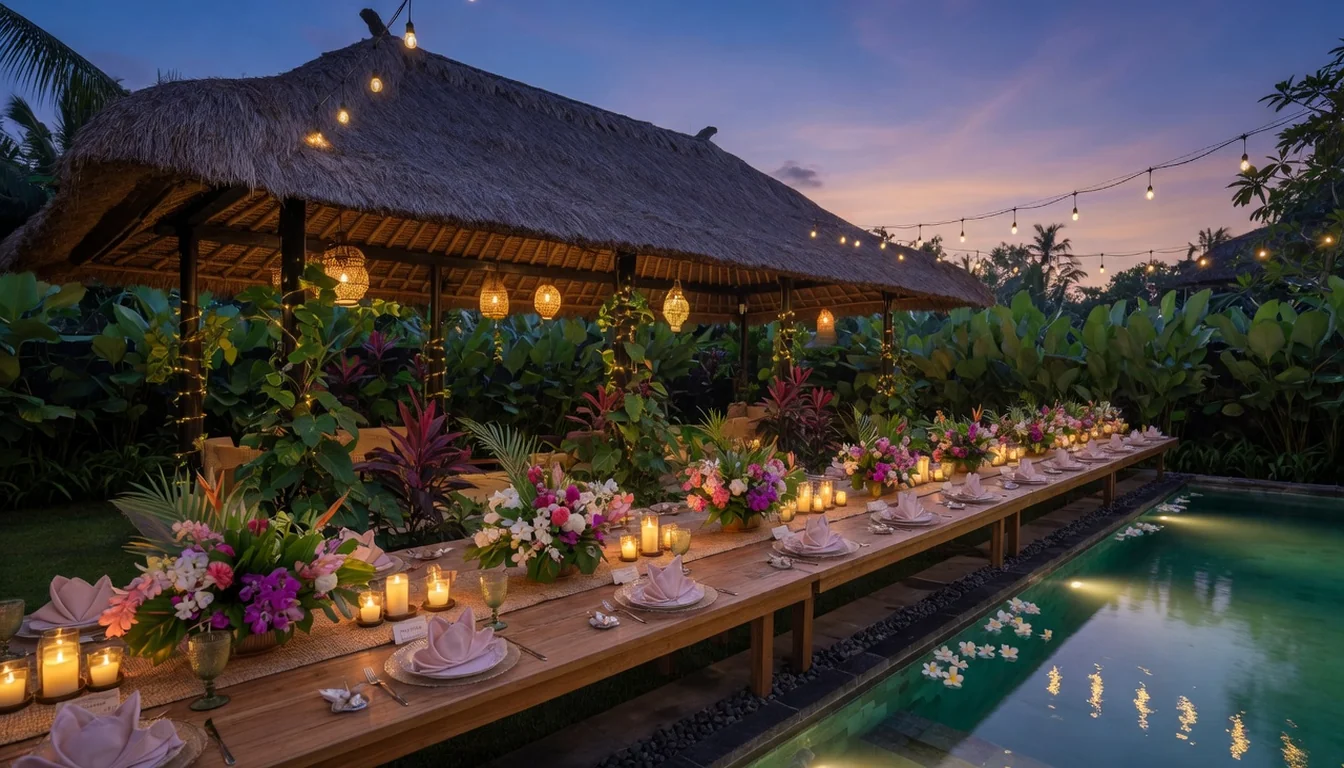 Bali rehearsal dinner planning — myCHEF journal