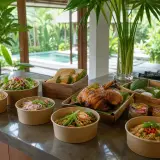 Private chef dinner on the beach terrace at a Nyanyi villa, Tabanan, Bali