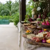 Private chef preparing dinner at a cliffside villa in Seseh, Tabanan, Bali