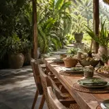 private villa dining in Abiansemal