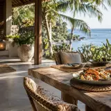 private villa dining in Padang Bai