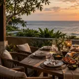 private villa dining in Tanah Lot