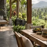 private villa dining in Tirta Gangga