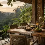 private villa dining in Ubud