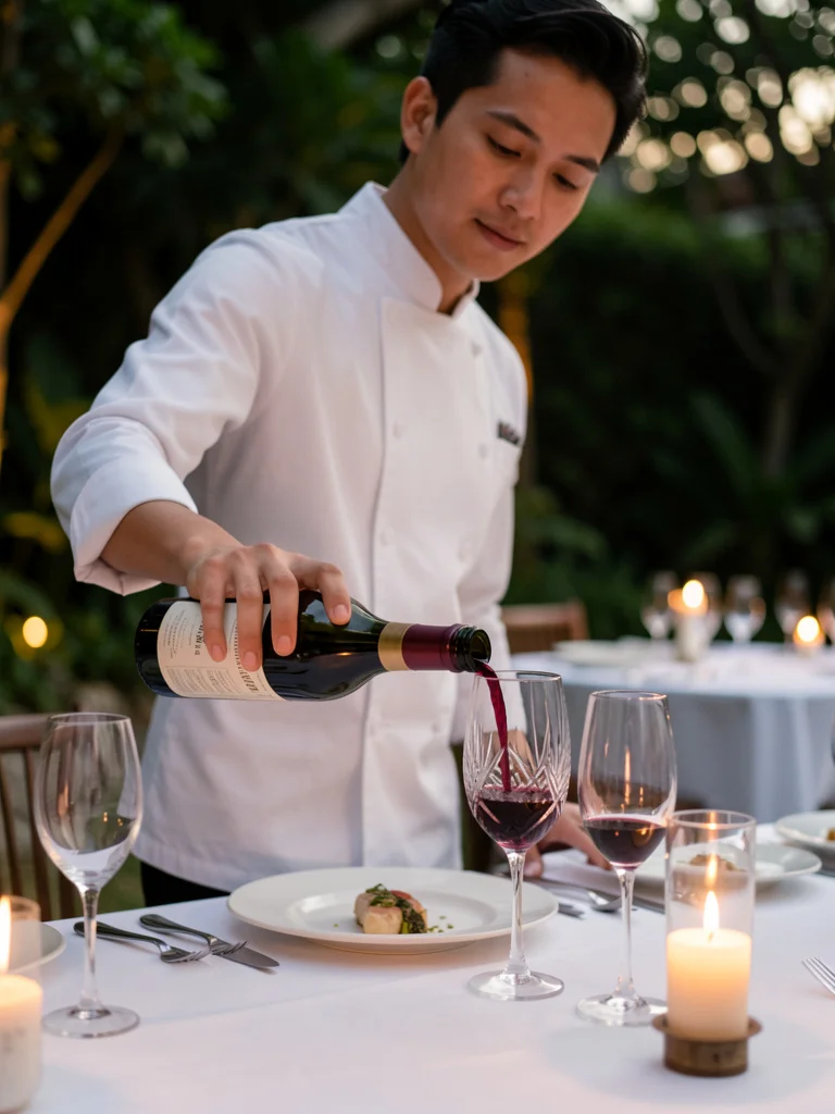 myCHEF professional chef team ready for luxury villa dining service in Bali