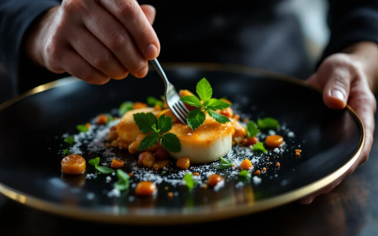 Plated corporate dinner service by myCHEF in Bali