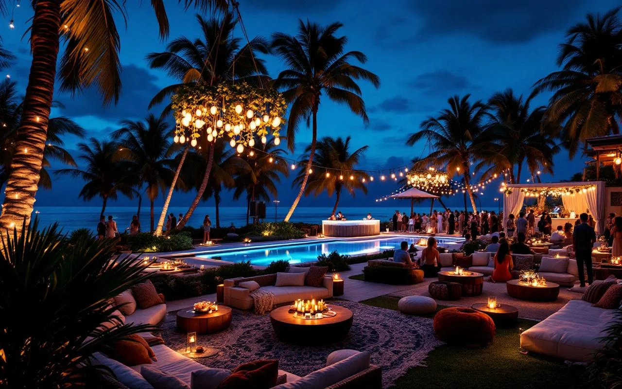 Themed birthday party styling inspiration for Bali villa events