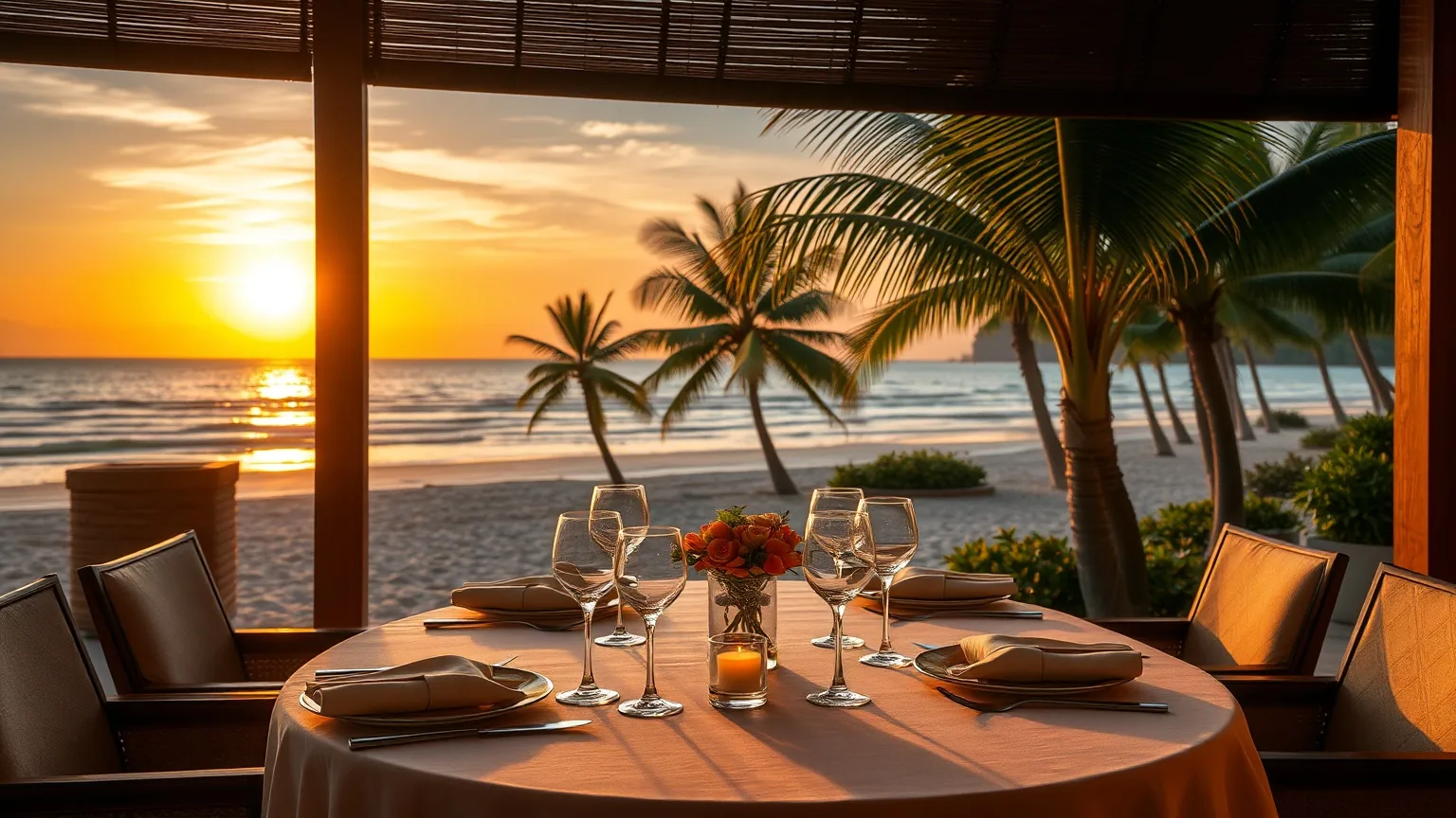Luxury villa pool in Kuta Bali set up for a private chef BBQ party