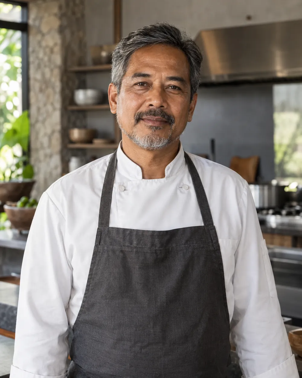 Professional Indonesian chef portrait