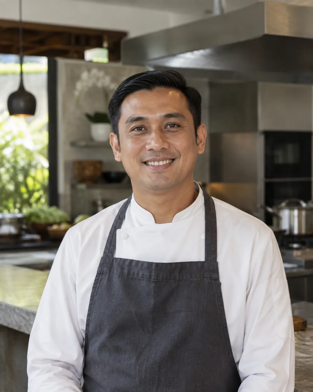 Illustrative portrait: I Made Surya, Mediterranean chef at myCHEF Bali